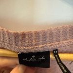 Out From Under  Purple Long Sleeve M Womens Waffle Knit Tie Detail Button Front Photo 4