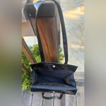 Saks 5th Avenue Vintage Saks Fifth Ave Black Patent Shopper Tote, See Through Front Panel Photo 7