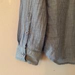 Desigual . Blue Embroidered Floral Bird Button Down Shirt Women's size Medium Photo 7