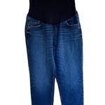 Old Navy NWT  Maternity Full Panel O.G. Straight Dark-Wash Jeans Ayla Photo 6