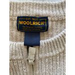 Woolrich VTG  Full Zip Cardigan Sweater Womens Tan Ramie Cotton Front Pockets S Photo 2