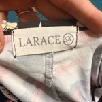 LARACE Black and White Floral Dress Size 5X Photo 1