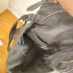 The Sak  Black Leather Hobo Style Crossbody Handbag Purse Bag Boho Photo 7