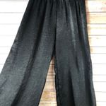 Black Silky Pants Size M Photo 0