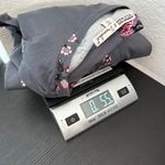 Gypsies & Moondust NWT  Gray Floral Flutter Sleeve Tee Women's Size Medium Photo 10