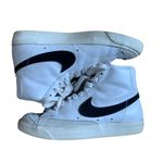 Nike White and Black High-Top Sneakers US 7.5 Photo 0