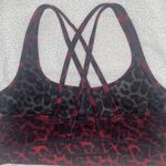 Peloton WITH Cheetah Print Sports Bra Red Photo 5
