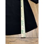 Vince  Black Shift Dress Contrast Arms Sz 4 Wedding Guest‎ Formal Poly  Leather Photo 3