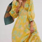 Free People Golden Hour Floral Maxi Dress Photo 2