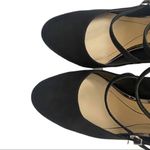 Circus by Sam Edelman Chrissy Suede 3 Strap Black Pumps size 7.5 Photo 7