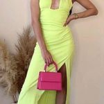 ZARA drapped fit halter dress in light pistachio Photo 6