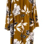 Who What Wear  Long Sleeve Wide Leg Floral Print Jumpsuit Romper XXL Photo 5