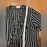 Caren Sport Black and White Striped Dress Size 3X Photo 6