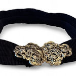 Blondie's Vintage Black and Glad Statement Stretch Belt Photo 0