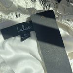 Lulus NWT White Lace Strapless Midi Dress medium Photo 11