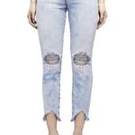 L'Agence L’AGENCE High Line Jean Light Wash Distressed Jeans Size 26 MSRP $275 Photo 0