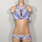 Raisin's  high neck lace up bikini. NWT Photo 4