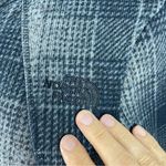 The North Face Blue White Plaid Flannel Full Zip Jacket Women Medium Outdoor Photo 4