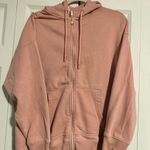 Twik Organic Cotton Blend Hoodie in Soft Pink Size L Photo 6