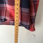 Eddie Bauer Women's Plaid Fleece 1/4 Zip Pullover Top Medium Outdoor Lumberjane Photo 5