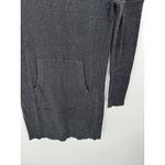 prAna  Dress Women SMALL‎ Grey Two-Tone Avalone V-Neck Knit Long Sleeve Sweater Photo 3