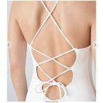 Halara Softlyzero Airy Crossover Ruched Lace Up Bodycon Dress UPF50+ XL NWT Photo 10