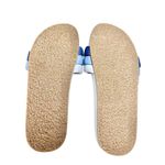 Seychelles  Sandals Size 7‎ Leather Low Key Blue Bright Open Toe Slides Photo 7