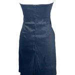 Xxi Black Chiffon Strapless Dress Size Large Photo 3