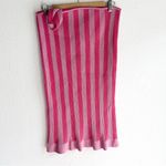 Jacquemus Le Jupe Gelato Stripe Ribbed Knit Midi Skirt Pink Sz 40 US 8 Photo 2