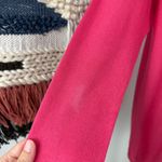 Eileen Fisher Tencel Lyocell Long Sleeve Lightweight Knit Sweater Pink Sz M Photo 6