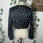 Abercrombie & Fitch  Tie Front Floral Blouse Top Photo 4