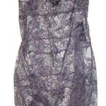 NWT $200 New Designer Josie Natori Night Gown Chemise Lace Gray Sheer Sexy S Photo 0