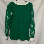 CELEBRATE TOGETHER SIZE SMALL FUNKY Festive MULTICOLOR Reindeer GREEN Sweater Photo 9