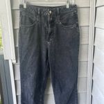 Divided H&M  high rise black faded denim size 6 Photo 1