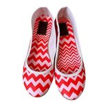 Missoni  Orphan Aid Chevron Striped Ballet Flats Photo 0