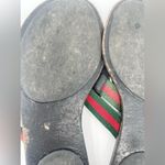 Gucci  Black Leather GG Lifford  T strap Web thong sandals EU 37 Photo 4