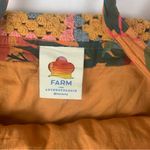 Farm Rio size XL Anthropologie crochet tiger tropical midi dress toucan hawaii Photo 6