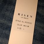 NWT Risen Blue Denim Skirt Women's Large Knee Length Pencil Streetwear Jeans Photo 5