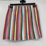 J.Crew  Striped Skirt Womens 12 Used Photo 1