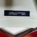 Camilla and Marc Jordan Crew Neck Pullover Sweatshirt Mist Blue 4 Photo 5