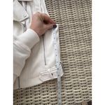 Anthropologie  Faux Leather Cropped Moto Vest Small layered gothic classic boho Photo 10