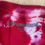 Livin Cool Tie Dye Short Sleeve Crew Neck Tee in Pink Red Size M Photo 2