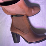 Isaac Mizrahi  Tan Ankle Booties Photo 8