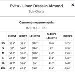 NWT Sauths 100% Linen Evita Tiered Dress in Almond Size XS Tan Photo 9