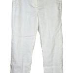 J.Crew  Kate straight-leg pant in stretch‎ linen blend White 2 BF407 Photo 0