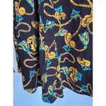 Vintage Rock Creek Womens 100%‎ Cotton Black Chain Button Shirt sz L Equestrian Size L Photo 5