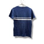 J.Crew  Factory Slim Fit Shirt Women's Small Navy Striped Casual Pocket Tee Photo 1