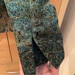 Coldwater Creek  Womens Jacket Tapestry Style Patchwork Floral Zip Up S/M Blue Photo 2