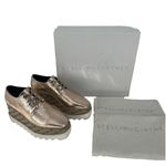 Stella McCartney Rose Gold Elyse Monogram Derbys Photo 1