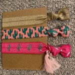 Tassel and Tie Hair Tie Set #123 Pink Photo 0